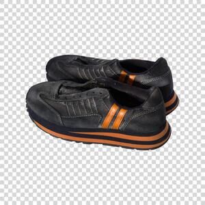 Women's Black and Navy Trainer